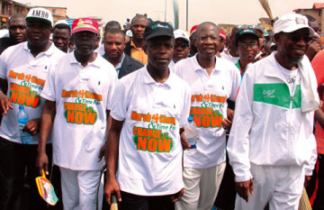 Tinubu, Aregbesola, Osinbajo show fitness at Lagos APC rally