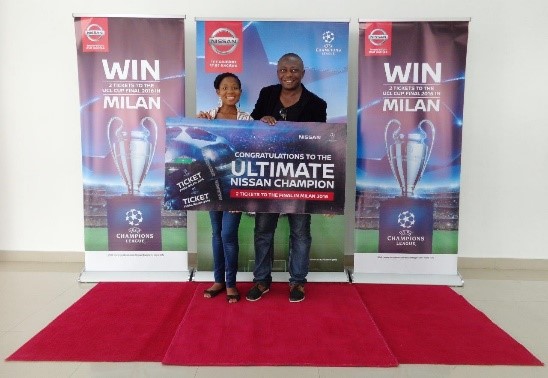 Nissan announces winner in UEFA Champions League bonanza1
