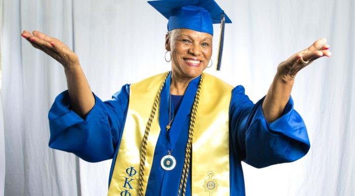 72-year-old grandma graduates from university