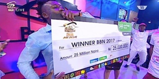 Efe wins Big Brother Naija show