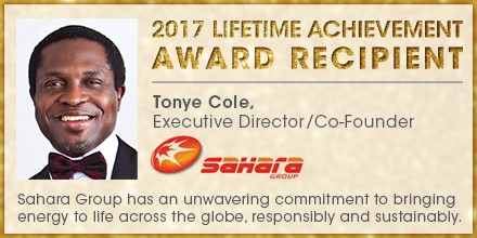 Sahara Group boss, Tonye Cole, wins Lifetime Achievement Award for Africa Energy