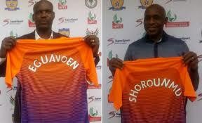 Sunshine Stars unveil Eguavoen, Shorunmu as coaches