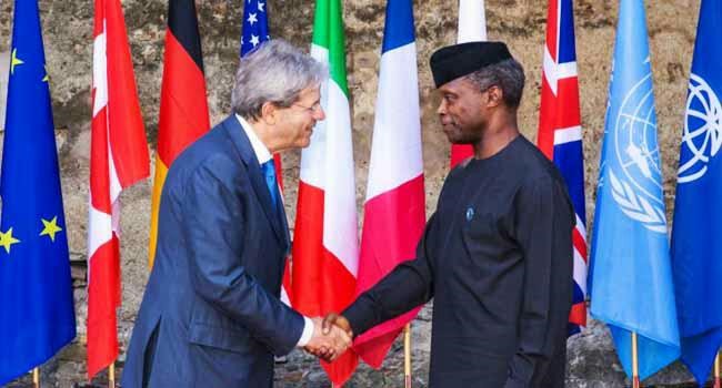 Osinbajo attends G7 summit, meets Trump