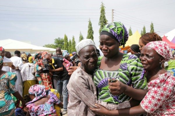 Rescued Chibok girls finally reunite with parents, guardians