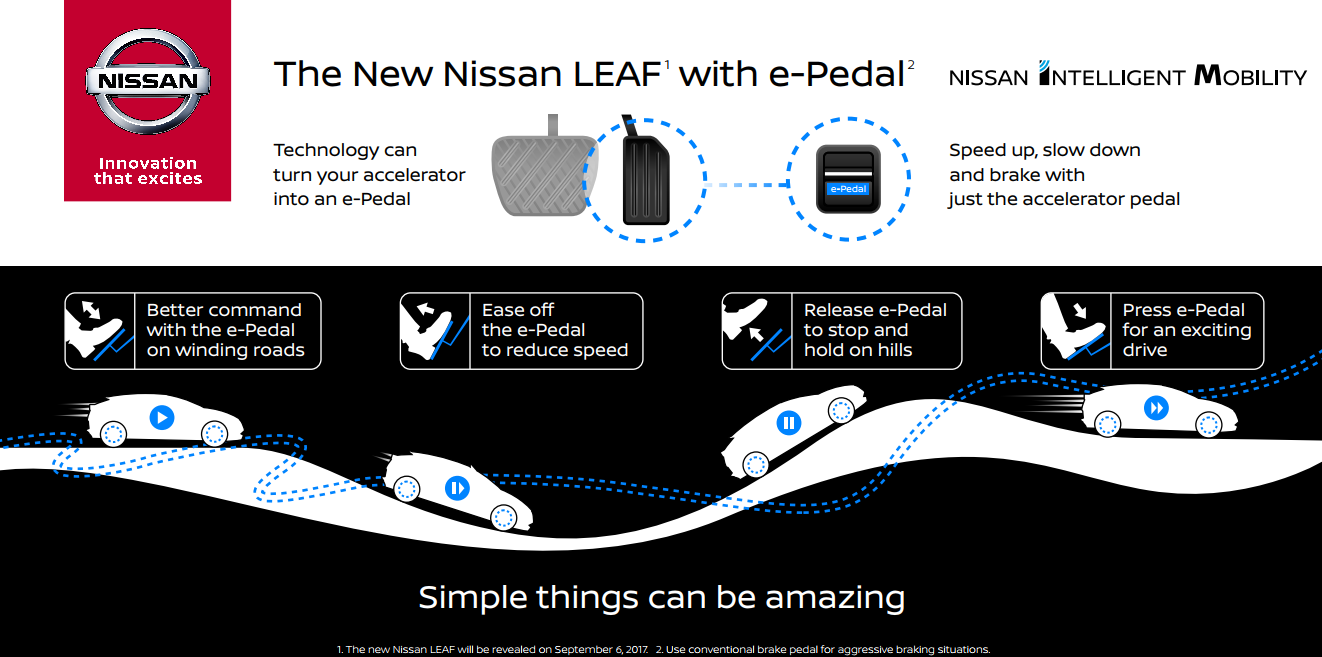 Nissan launches new LEAF model with e-pedal technology