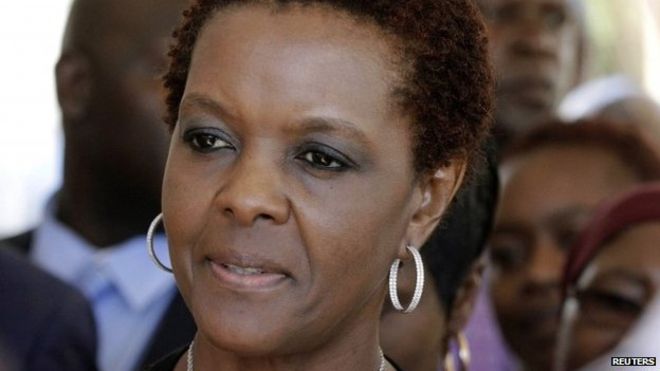 Mugabe’s wife breaks head of sons’ girlfriend, says she makes them disobedient