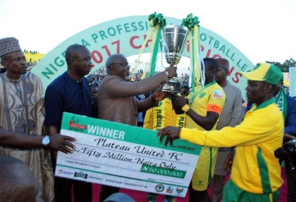 Plateau United win Nigeria premier league