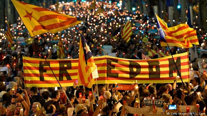 Spain dissolves Catalan parliament after region declares independence