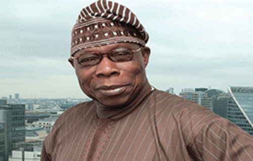 Ex-Pres. Obasanjo makes acting debut in comedy skit