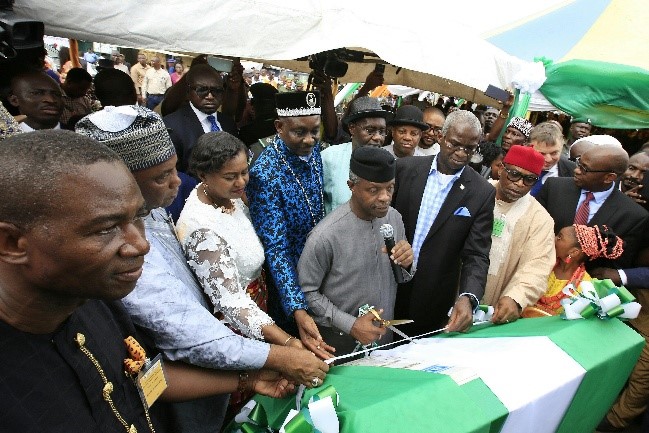 Osinbajo flags off construction of NLNG-FGN funded N120bn Bonny-Bodo road project