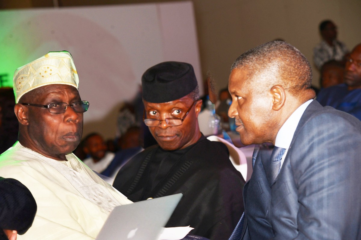 Africa’s prosperity: Osibajo, Obasanjo, Mbeki, Dangote tasks AfroChampions on job creation