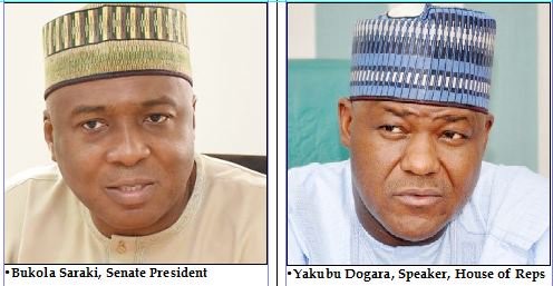 Court orders Saraki, Dogara to account for N500bn ‘running cost’ for legislature