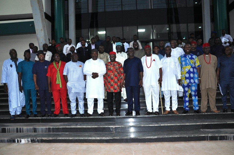 South-East governors, Igbo leaders meet in Enugu, task FG on deplorable roads, airport