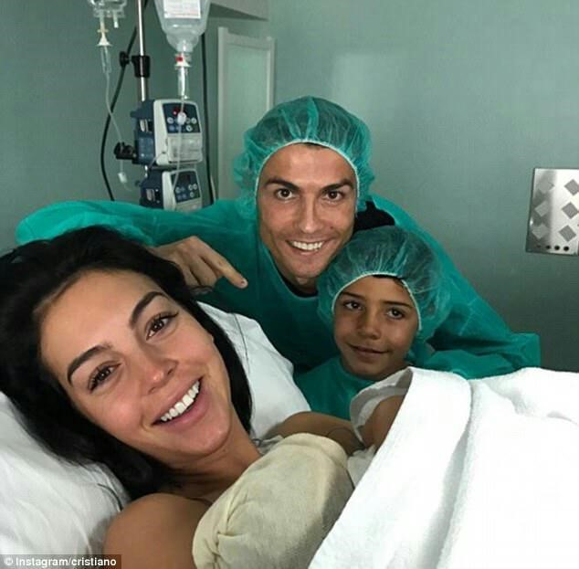 Ronaldo celebrates birth of fourth child