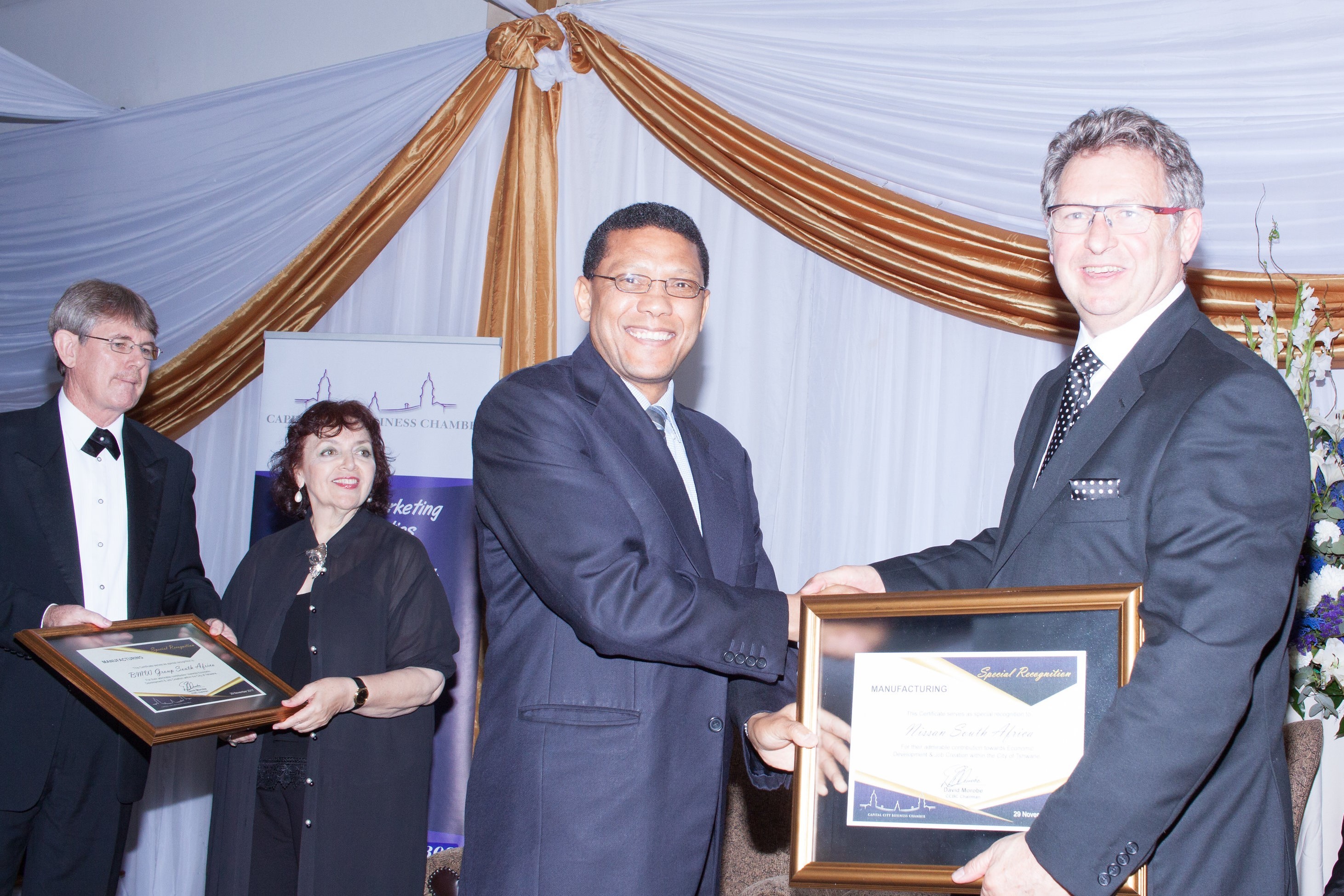 Nissan wins prestigious award for economic devt in South Africa