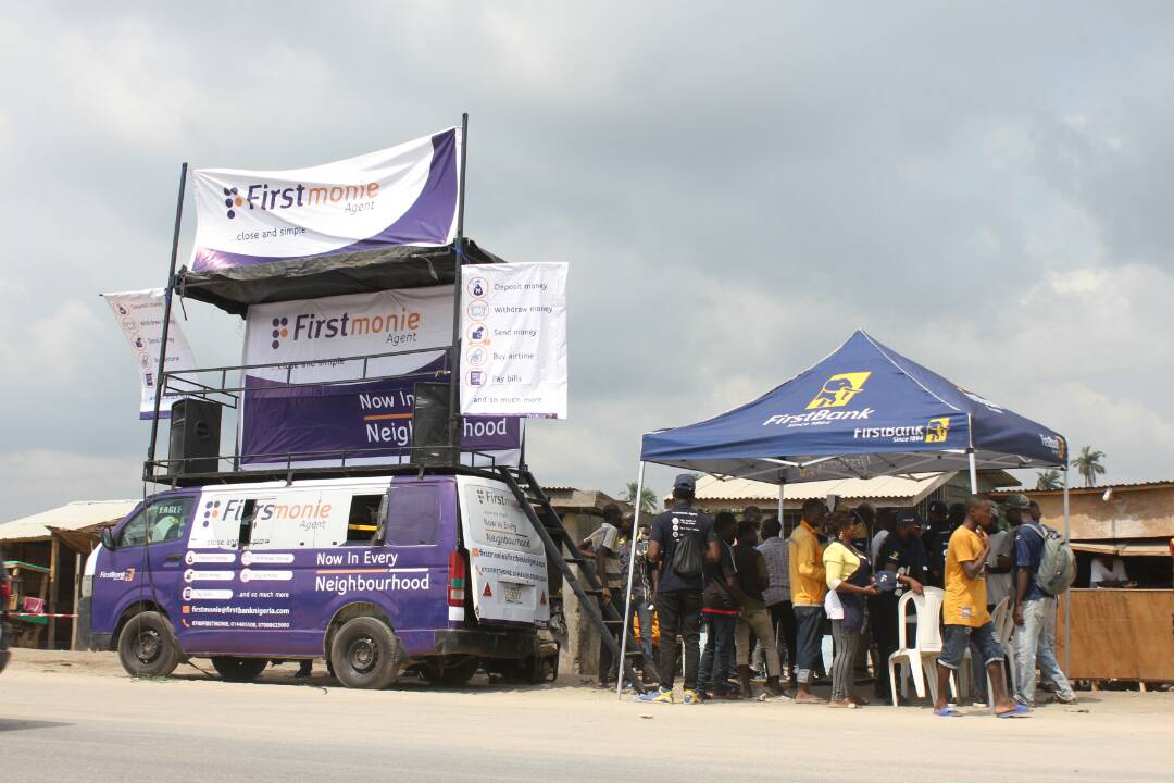 FirstBank takes FirstMonie agent to neighbourhoods