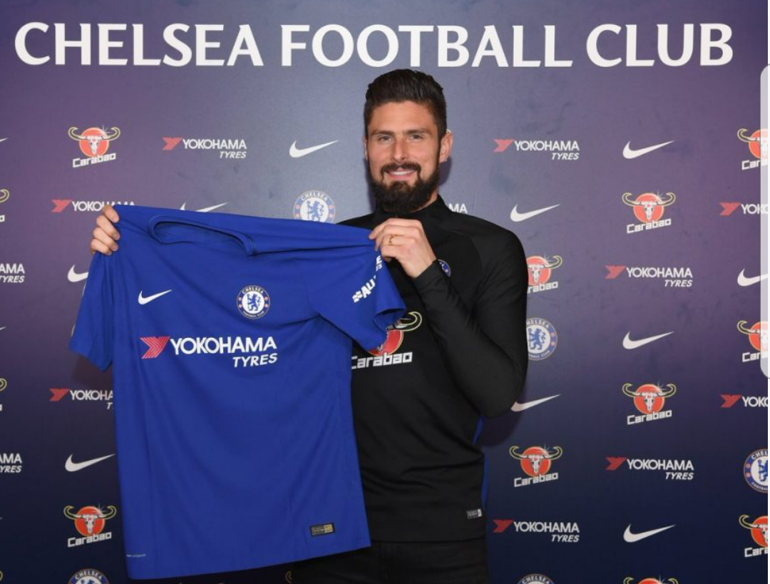Giroud joins Chelsea for £18m