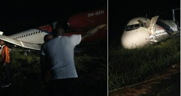 Dana Air plane overshoots runway in Port Harcourt