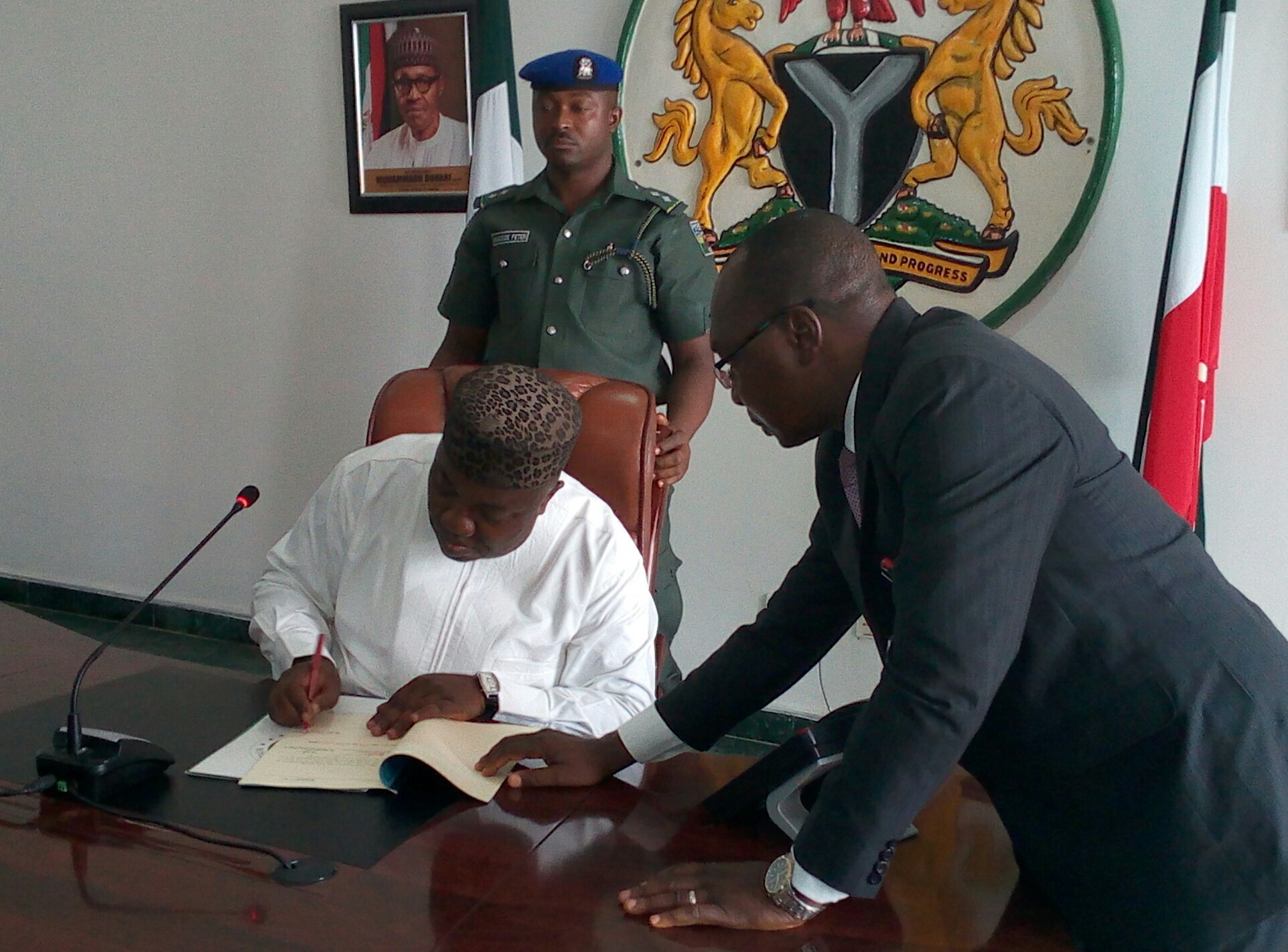 Gov. Ugwuanyi signs N103.5bn 2018 Budget into law