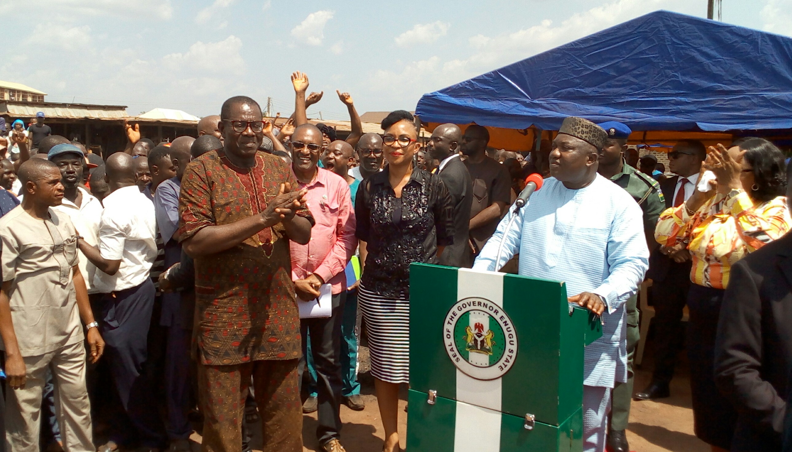 Timber Market fire: Ugwuanyi directs immediate rebuilding of shops
