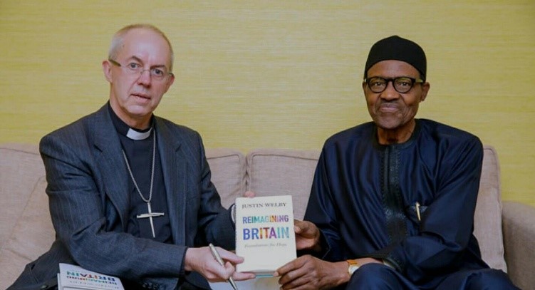 Archbishop of Canterbury to pray for Buhari win in 2019