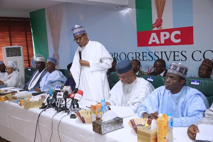 Pres. Buhari announces second term bid