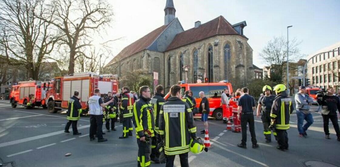Three die as van drives into crowd in Germany