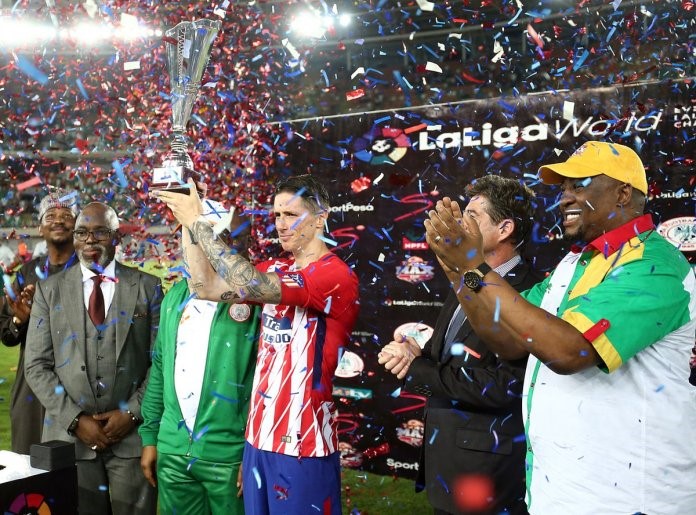 Atletico Madrid beat Super Eagles 3-2 to win GOtv Cup