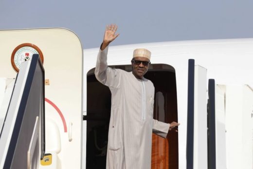 BREAKING: Buhari heads to London for medical check-up