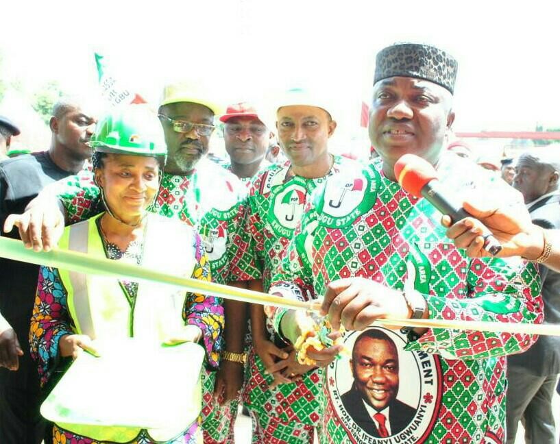Gov. Ugwuanyi inaugurates first new fire service station in 56 years