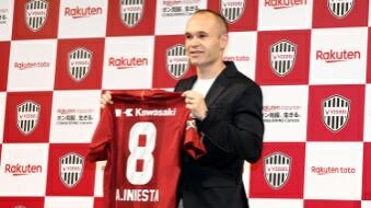 Iniesta signs for J-League Vissel Kobe