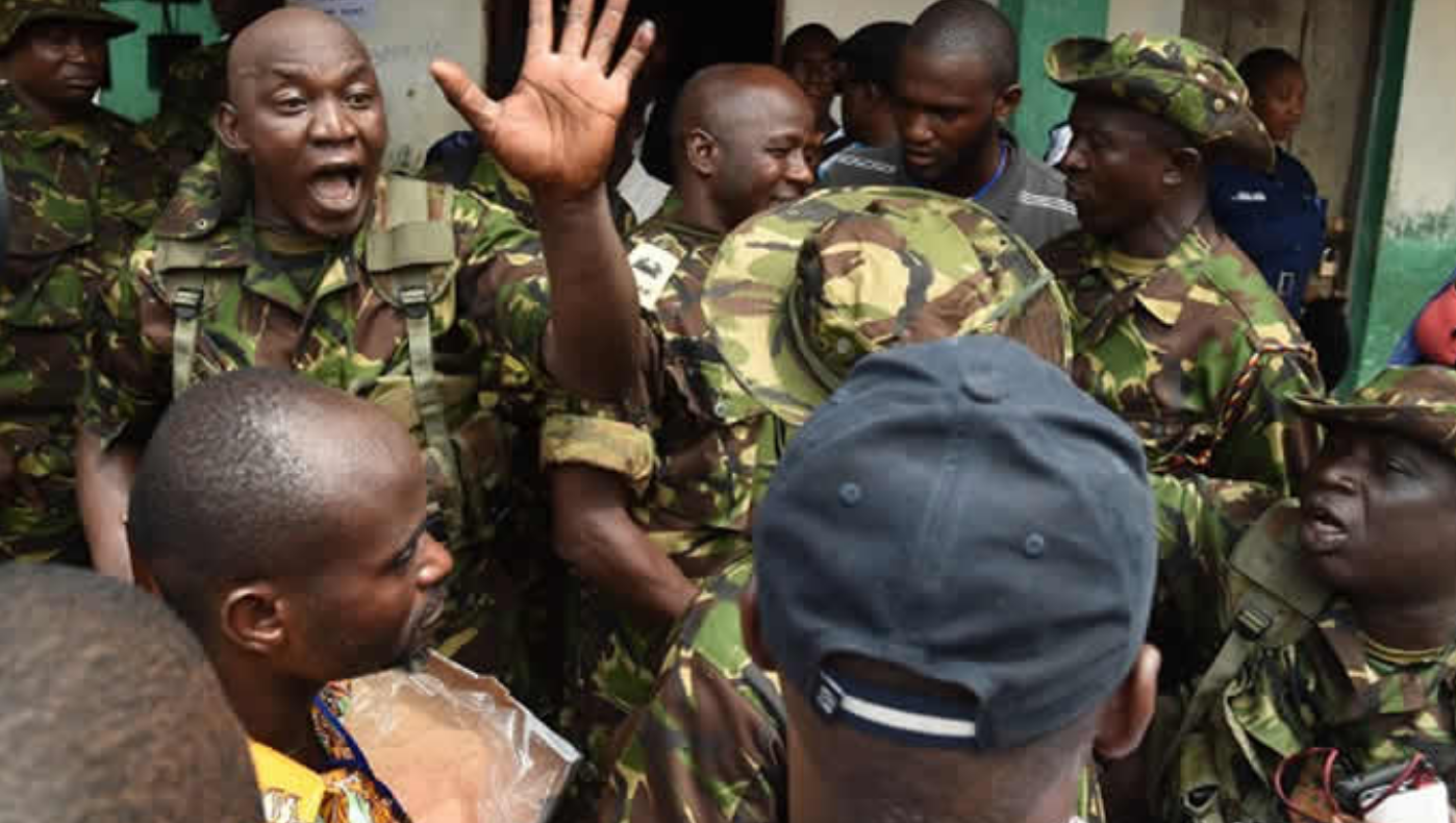 BREAKING: Soldiers sack Police station, arrest DPO over murder of colleague