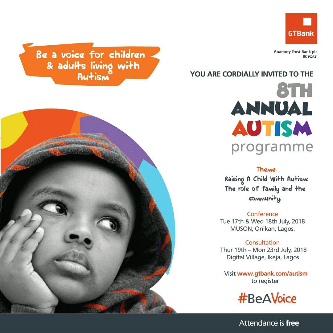GTBank rallies support for children with autism, holds 8th annual conference July 17-18