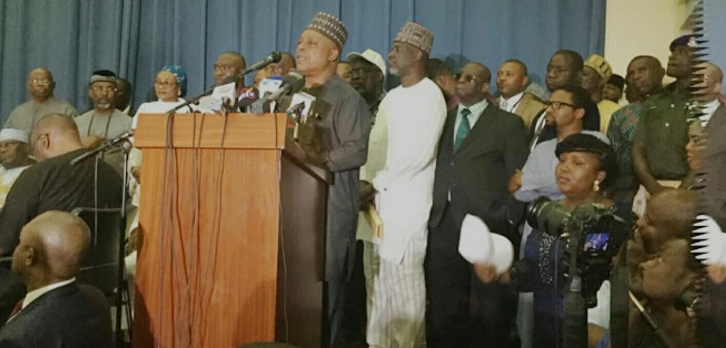 2019: PDP, r-APC leaders, other 37 parties form alliance to oust Buhari