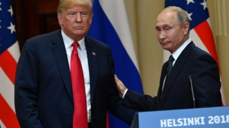 Trump attempts to calm storm after Helsinki gaffe