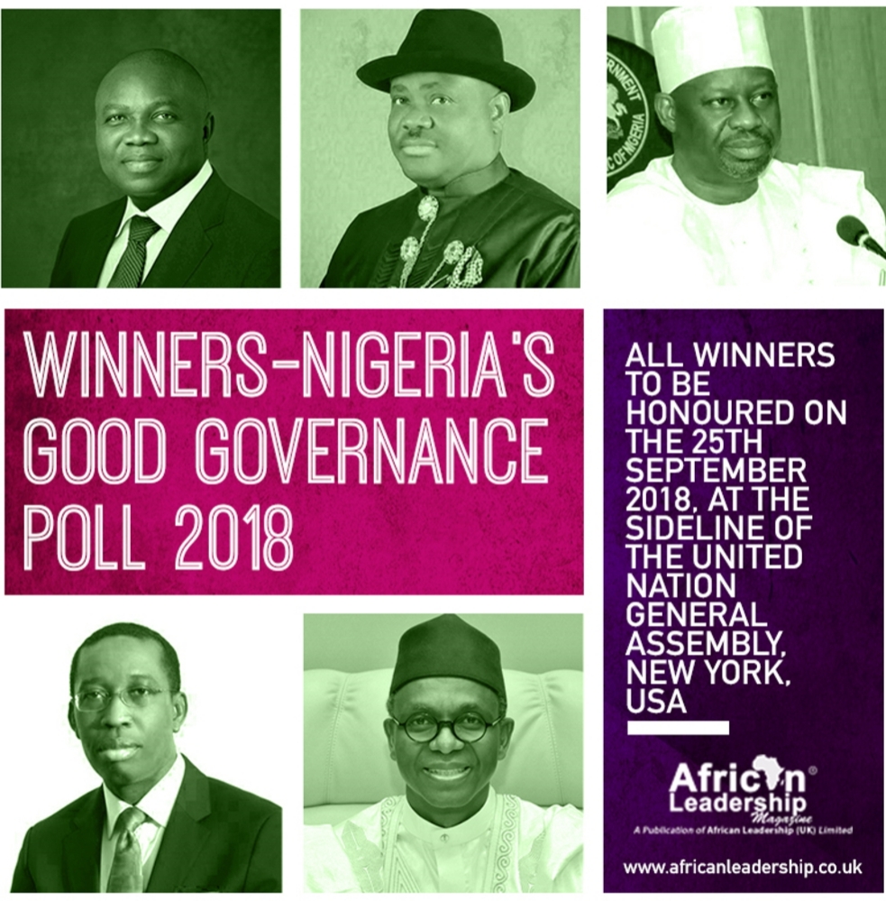 Ambode, Dankwambo, Okowa, others emerge winners in Annual Good Governance Poll