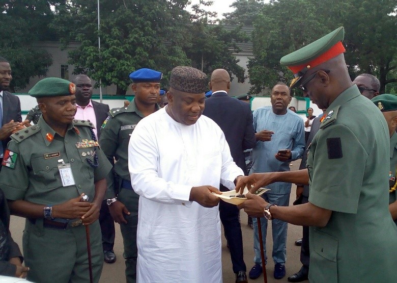 Ugwuanyi donates security vehicles to Nigerian Army