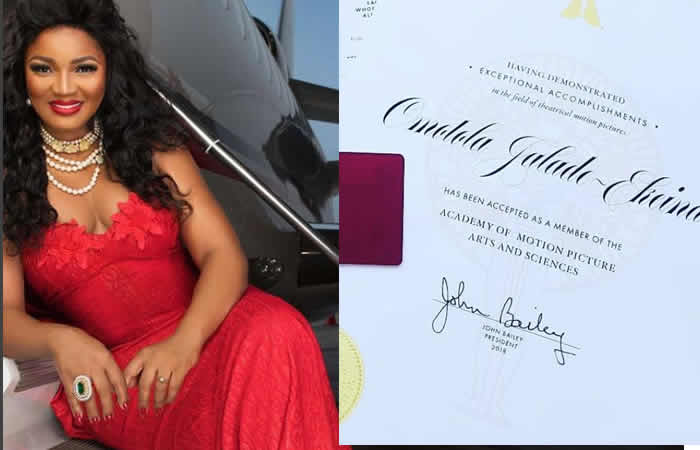 Omotola Jalade-Ekeinde celebrates nomination as OSCARS member