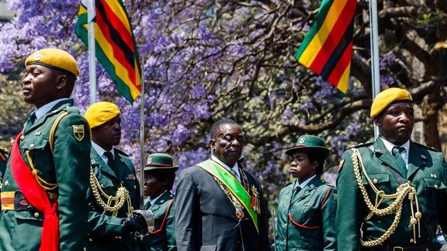 Zimbabwe opposition lawmakers walk out of Mnangagwa address
