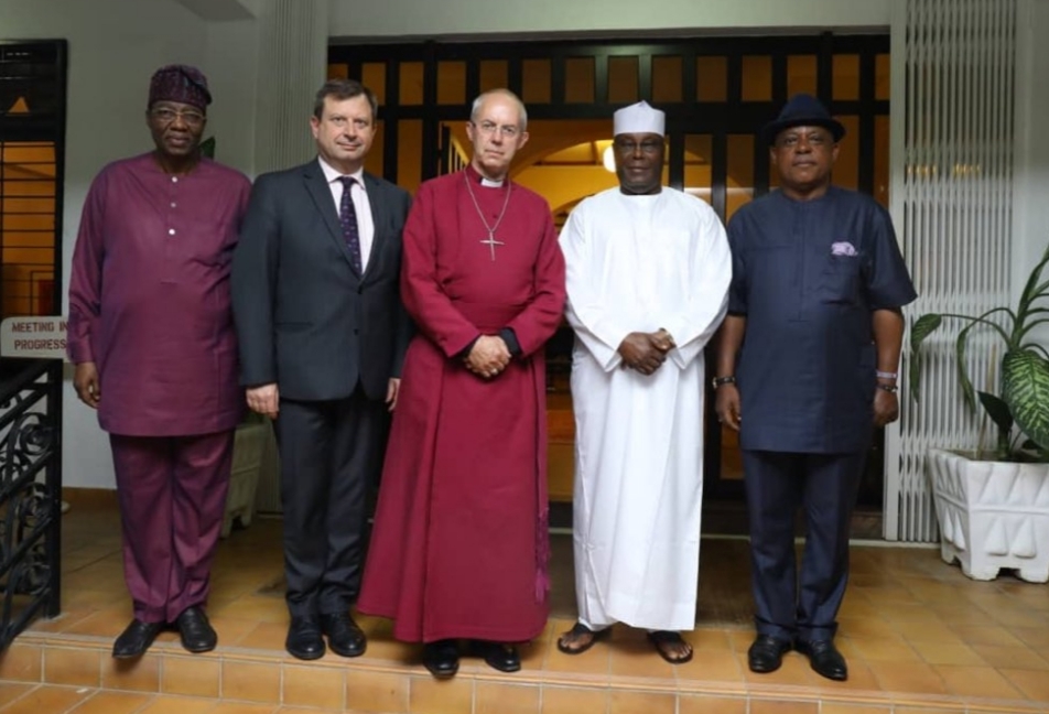 2019: Atiku meets British High Commissioner, Archbishop of Canterbury