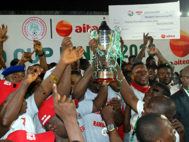 AITEO Cup Victory: Enugu govt thanks Rangers’ fans, Nigerians