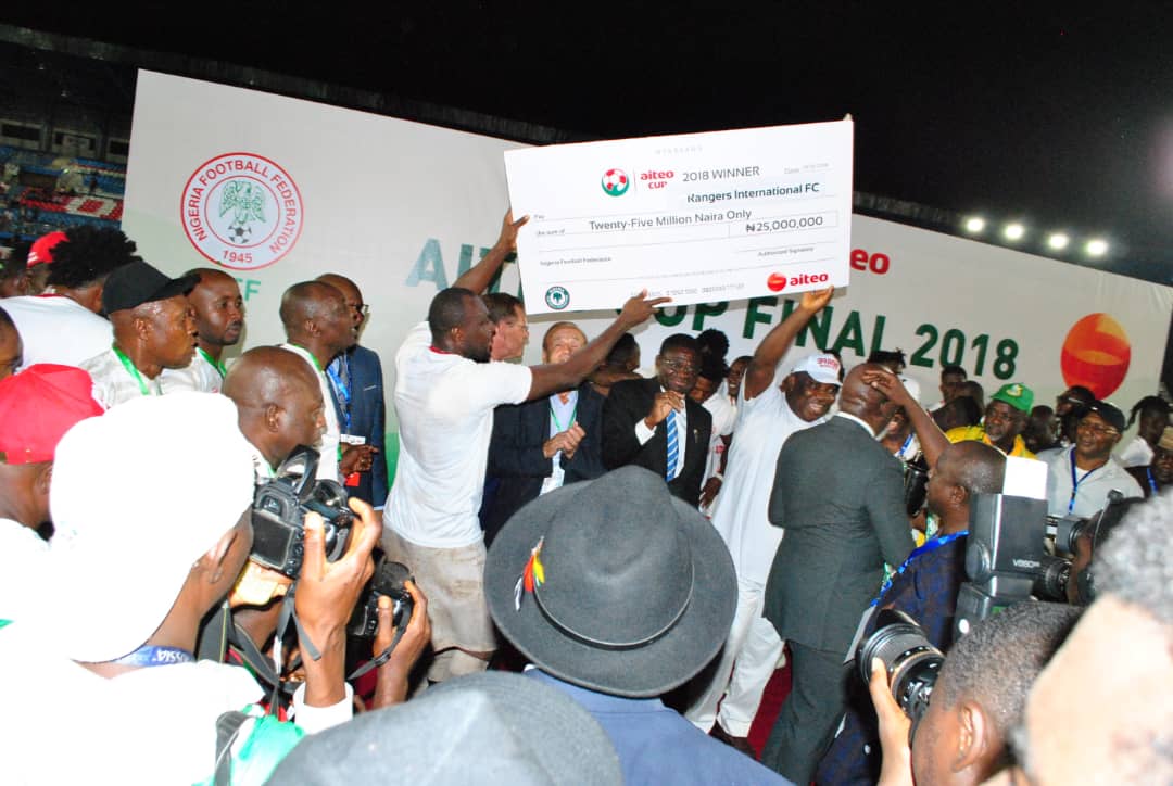 AITEO Cup Victory: Divine intervention, Enugu Rangers and the Asaba ‘Miracle’