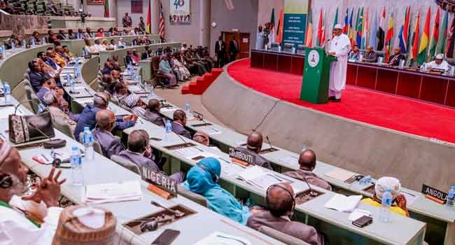 Buhari asks African parliaments for strategies against terrorism, other crimes