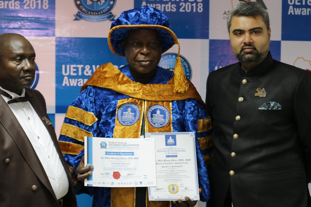 Mike Okiro bags honorary doctorate degree from U.S University