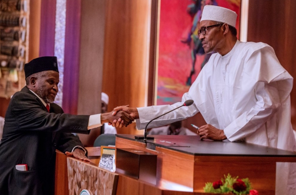 Breaking: Buhari suspends CJN, wears-in new Chief Justice