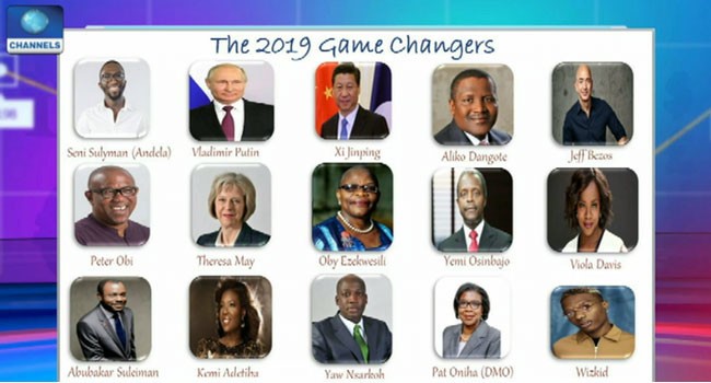 Nine Nigerians among global ‘Game Changers’ of 2019