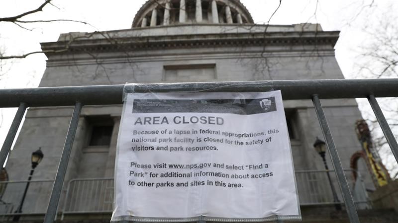 Trump sets new record in U.S govt shutdown