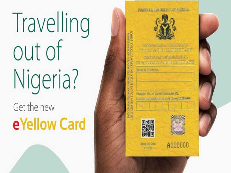 FG introduces e-Yellow Card for Nigerian travellers