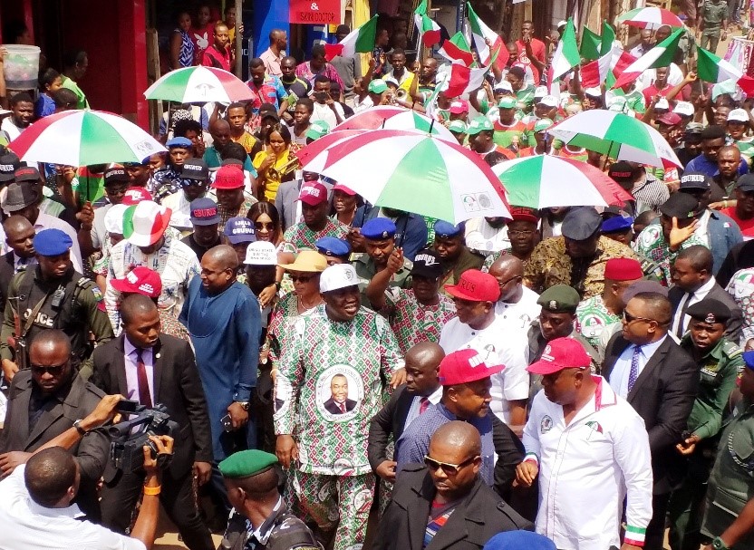 Enugu guber: Gov. Ugwuanyi intensifies door-to-door campaign