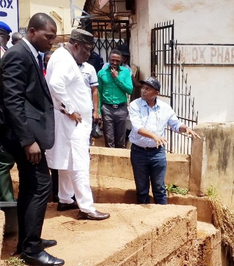 Gov. Ugwuanyi returns to work, embarks on pre-contract inspection